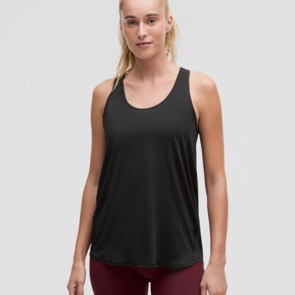 Lululemon Essentials Black Racerback Tank Top. Size 8&10. NWT - Picture 2 of 9